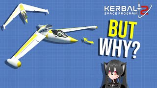 Why Forward Swept Wings are Great for Simple Tiny Planes KSP 2 [upl. by Wilkinson]