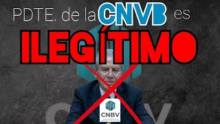 🌲💪🌲 FALTA de LEGITIMIDAD del TITULAR de LA CNVB 🌲💪🌲 [upl. by Adelia984]