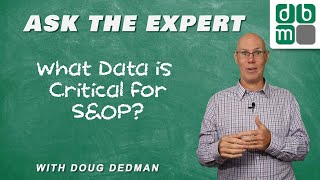 Ask the Expert  What Data is Critical for SampOP [upl. by Esnahc]