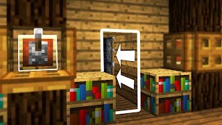 CARA MEMBUAT HIDDEN DOOR 1X2  MINECRAFT INDONESIA [upl. by Immij]