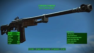 Fallout 4  BEST RIFLE OVERSEERS GUARDIAN  How To Get The Overseers Guardian In Fallout 4 [upl. by Une]