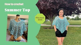 Pentagonshaped top for a breezy summer outfit [upl. by Ellek]