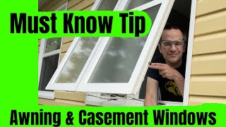 Dont Be Cranky  Must Know Tip For Awning And Casement Windows [upl. by Ettenor966]