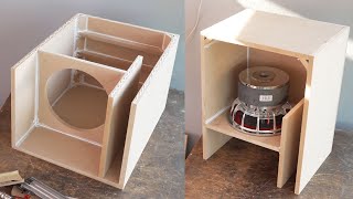 DIY 12 inch Subwoofer Box  BudgetFriendly Build [upl. by Inama]