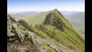 Hiking Striding Edge  Helvellyn One of the Lake Districts finest ridge walks [upl. by Erehpotsirhc]