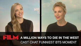 A Million Ways to Die in the West Funniest BehindtheScenes Moment [upl. by Niemad]