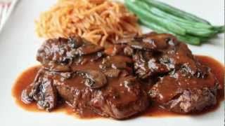 Beef Medallions with Caramelized Tomato Mushroom Pan Sauce  Beef Tenderion Medallions [upl. by Eiramasil579]