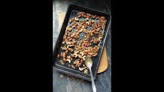 Homemade Spiced Nuts  Garam Masala Nuts Indian Style shorts [upl. by Daahsar]