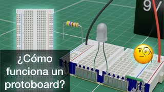 ¿Cómo funciona un protoboard [upl. by Leihcey568]