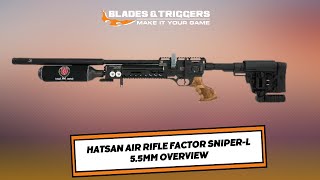 Hatsan Air Rifle Factor Sniperl 55mm Overview [upl. by Jala]