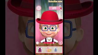 Masha and bear mashas birthday look mashaandthebear trending foryou usa india kids [upl. by Xed]