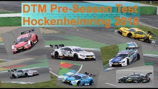 DTM Preseason Test Hockenheimring 2018 [upl. by Glaab]