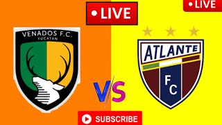 CF Atlante vs Venados FC  Mexico Ascenso MX live 2024  today football match [upl. by Odeen165]