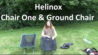 Helinox Chair One amp Ground Chair Review [upl. by Vitkun]