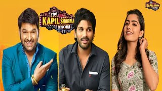 Allu Arjun Kapil sharma Pushpa movie Promote  The kapil sharma show [upl. by Llorrad]