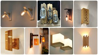 DIY Smart Wooden Wall Lighting Fixtures Ideas  woodworking projects for beginners [upl. by Fillian]