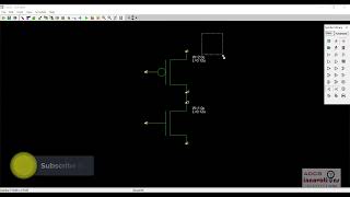 Inverter Schematic and Simulation using DSCH [upl. by Paulson]