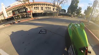 VELOMOBILE SPOTTED AT LOS ANGELES MEMORIAL COLISEUM [upl. by Anahsar]