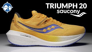 Saucony Triumph 20 First Look  The Best Triumph To Date [upl. by Liam]