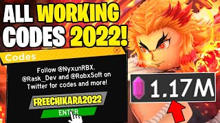 NEW ALL WORKING CODES FOR ANIME FIGHTING SIMULATOR 2022 ROBLOX ANIME FIGHTING SIMULATOR CODES [upl. by Nilkoorb197]