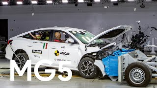 ANCAP safety amp crash testing a MG5 [upl. by Geiss]