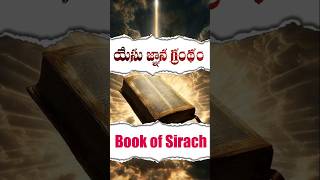 Book of Sirach A Manual for a Moral Life sirach word of God [upl. by Leong]