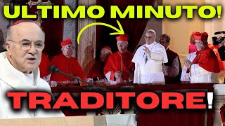 PAPA FRANCESCO ha tradito il MESSAGGIO DI CRISTO Le PAROLE SHOCK di MONS VIGANÒ [upl. by Dnesnwot834]