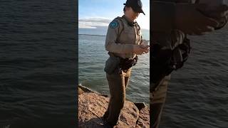 The GAME WARDEN Checked Us While Fishing 👮🙃🥴 [upl. by Htebaras]