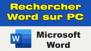 Comment rechercher et retrouver un document word perdu sur mon pc [upl. by Hamfurd]