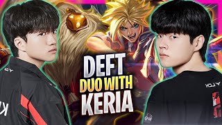 DEFT DUO WITH KERIA  KT Deft Plays Ezreal ADC vs Jhin  Season 2024 [upl. by Tsenre]