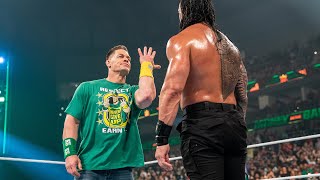 John Cena returns to confront Roman Reigns Money in the Bank 2021 [upl. by Assena603]