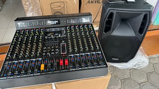 MIXER ASHLEY HERO 12 Versi 2024 Compressorhpf amp Pad Cek Sound amp efek vocal tes dgn Huper AK15 [upl. by Ozen]