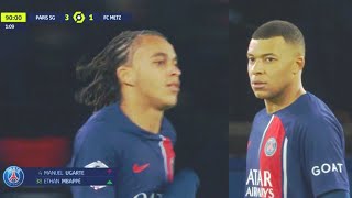 The Day When ETHAN and KYLIAN MBAPPE PLAY TOGETHER FOR PSG  Ethan Mbappe debut for PSG [upl. by Bubalo]