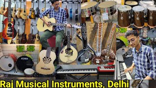 Best Guitar shop in Delhi Best Musical Instruments shop guitar musicalinstrument delhi vlog [upl. by Anak26]