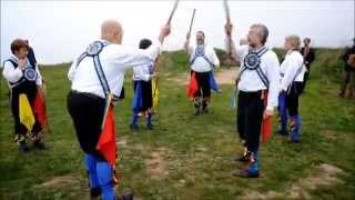 Weavers Morris dancers at Happisburgh for May Day sunrise [upl. by Oilicec]