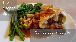 CORNED BEEF AND POTATO PIE RECIPE  COOK WITH ME  GLUTEN FREE  COMFORT FOOD [upl. by Carlynn]