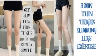 3 MIN  Legs and Thin Thighs Exercise  Slimming Legs Is Really Simple 💯 legs exercise yoga [upl. by Shwalb]