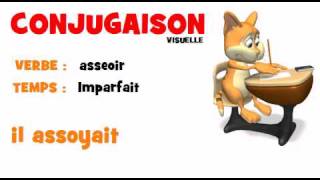 CONJUGAISON  asseoir  Imparfait [upl. by Ahsenauq]