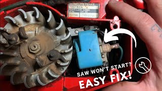 Homelite Super Mini Won’t Start FIX IGNITION ISSUES AT HOME EASY [upl. by Bayly]