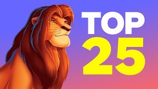 Top 25 Best Disney Animated Movies [upl. by Moselle]