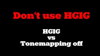 HGIG vs Tonemapping off eng [upl. by Yseulte547]