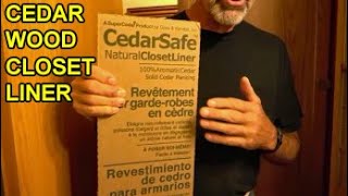 Convert a Closet into a Cedar Closet in a Few Hours  Under 100 [upl. by Nnairac968]