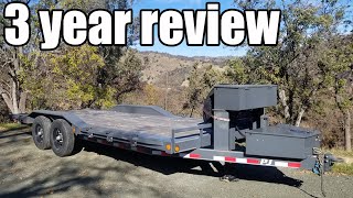 PJ Trailers B6 Superwide  Ultimate Buggy Trailer Review after 3 Years [upl. by Ameg194]