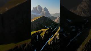 Dolomites Beautiful Italy Alps 🇮🇹  by drone 4K Ultra HD 60fps [upl. by Renae86]