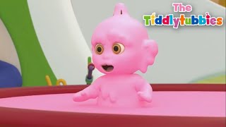 Teletubbies  THE TUBBY CUSTARD MONSTER  Tiddlytubbies 3D Season 4 Compilation [upl. by Innig65]