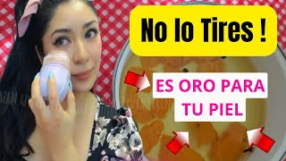 PIEL PERFECTA Y LUMINOSA 💆‍♀️🍊 DIY TONICO FACIAL skincare beauty [upl. by Rbma]