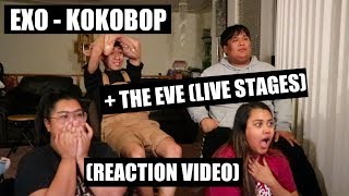 EXO  Kokobop amp The Eve Live Stages  Reaction Video [upl. by Ephram323]