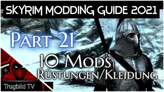 10 Mods für Rüstungen Skyrim ModdingGuide 2021 Part 21 [upl. by Klemperer]