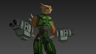 Wrack Zombo miniboss animations [upl. by Ennair]