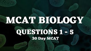 30 Day MCAT Biology Questions 15 [upl. by Mukund328]